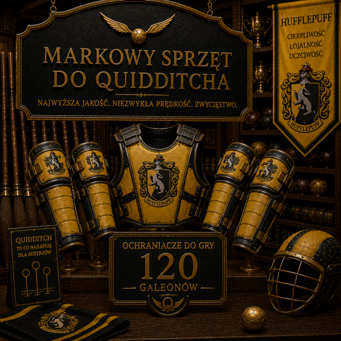 Ochraniacze do gry - Hufflepuff